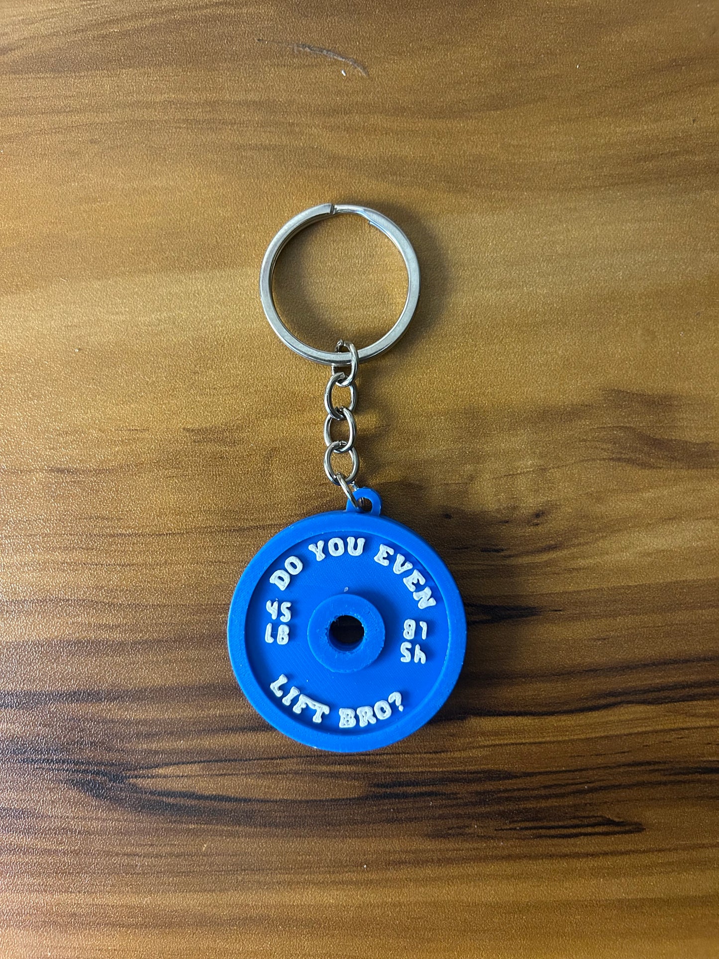 "Do you even lift bro" keychain