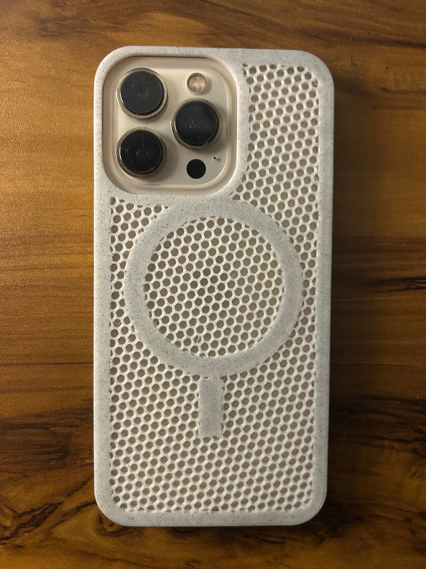 iPhone 3D Printed Netted Cover β Sleek | Breathable | Lightweight (MagSafe not included yet)