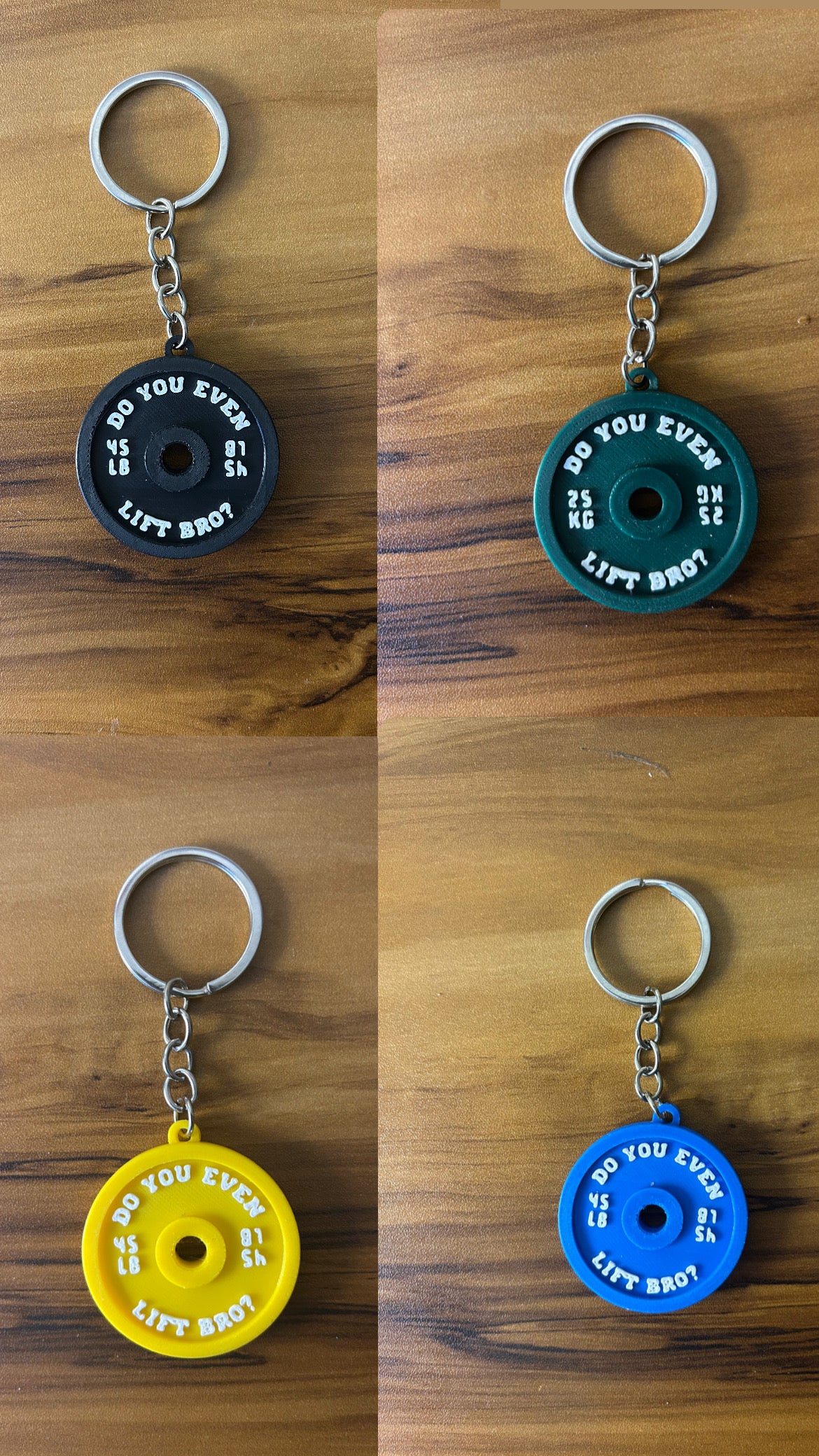 "Do you even lift bro" keychain