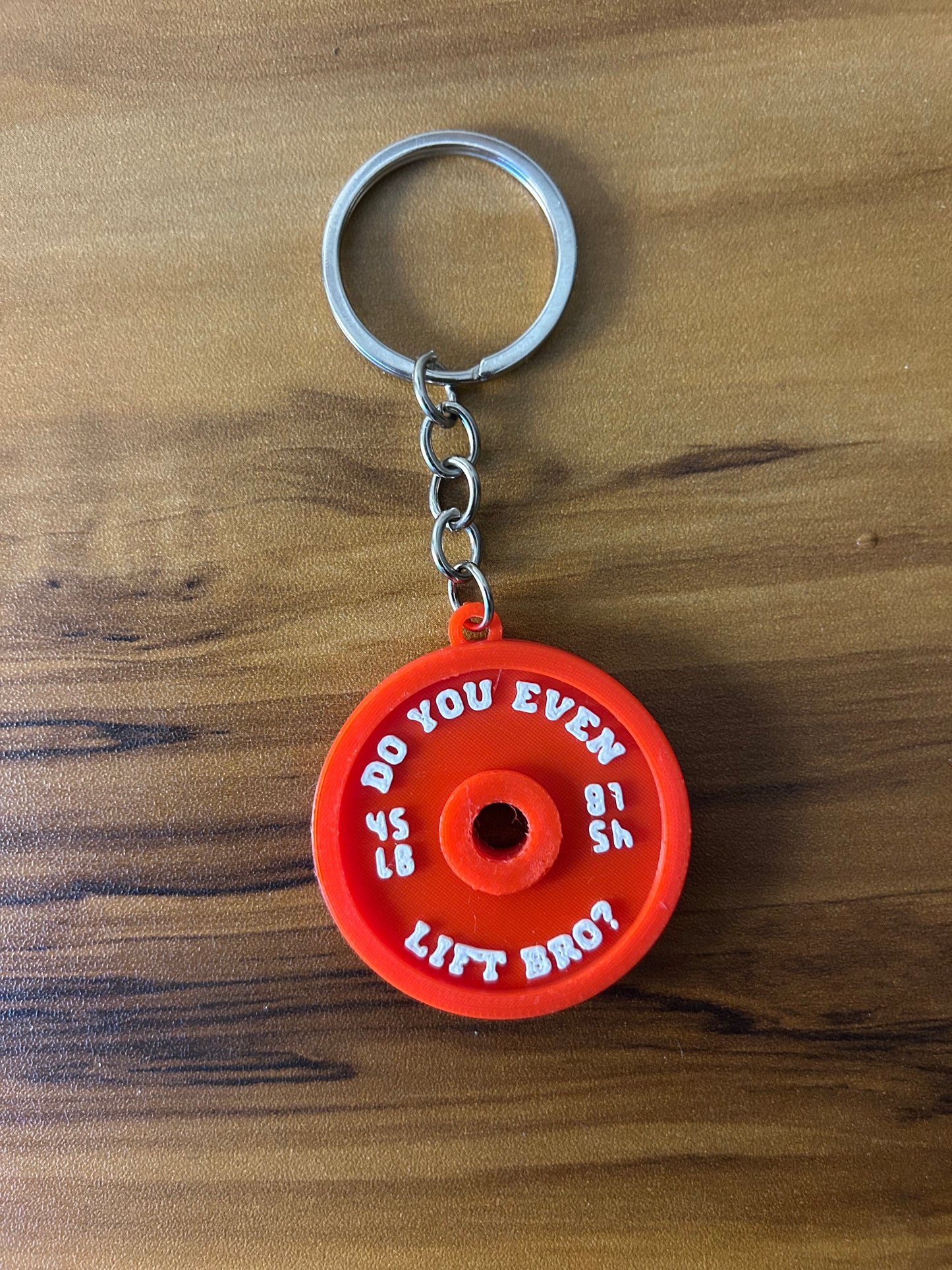 "Do you even lift bro" keychain