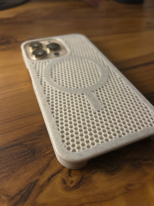 iPhone 3D Printed Netted Cover – Sleek | Breathable | Lightweight (MagSafe not included yet)