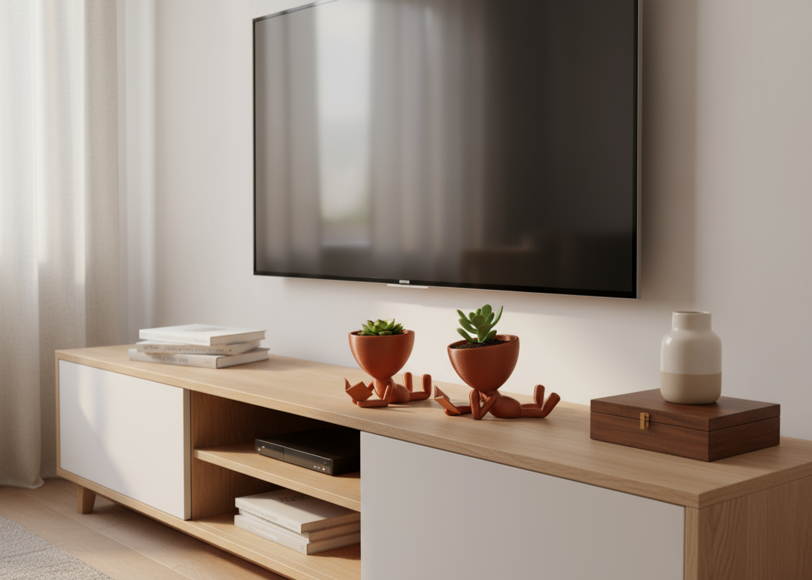 Relax & Read Planter – 3D Printed Quirky Pot