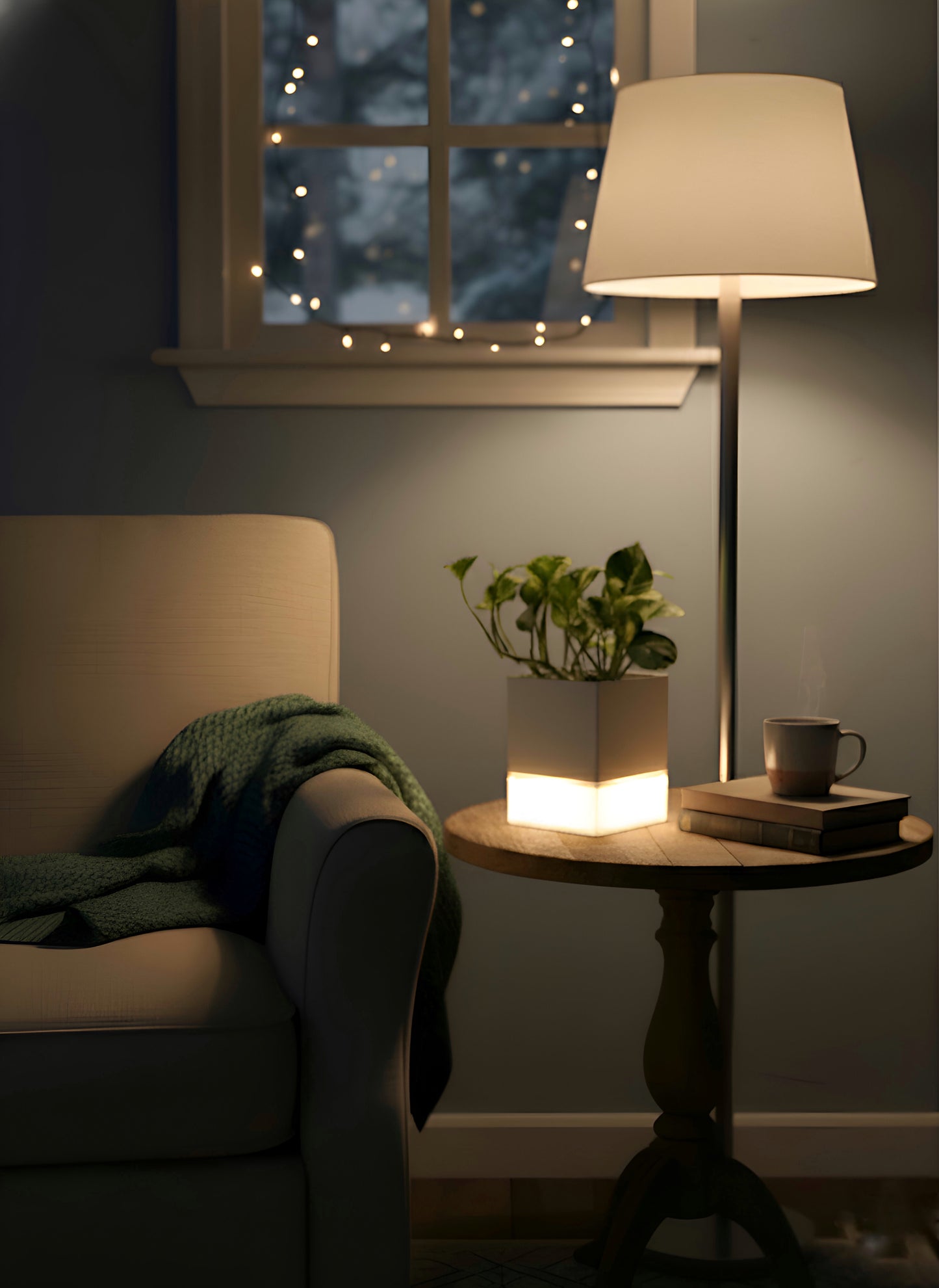 🌿 Glowpot – The Battery Powered Portable Planter Lamp | LayerLabs