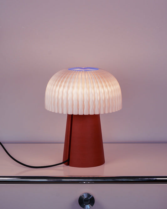 Emberdome Ivory Lamp – 3D Printed Modern Bedside & Table Lamp