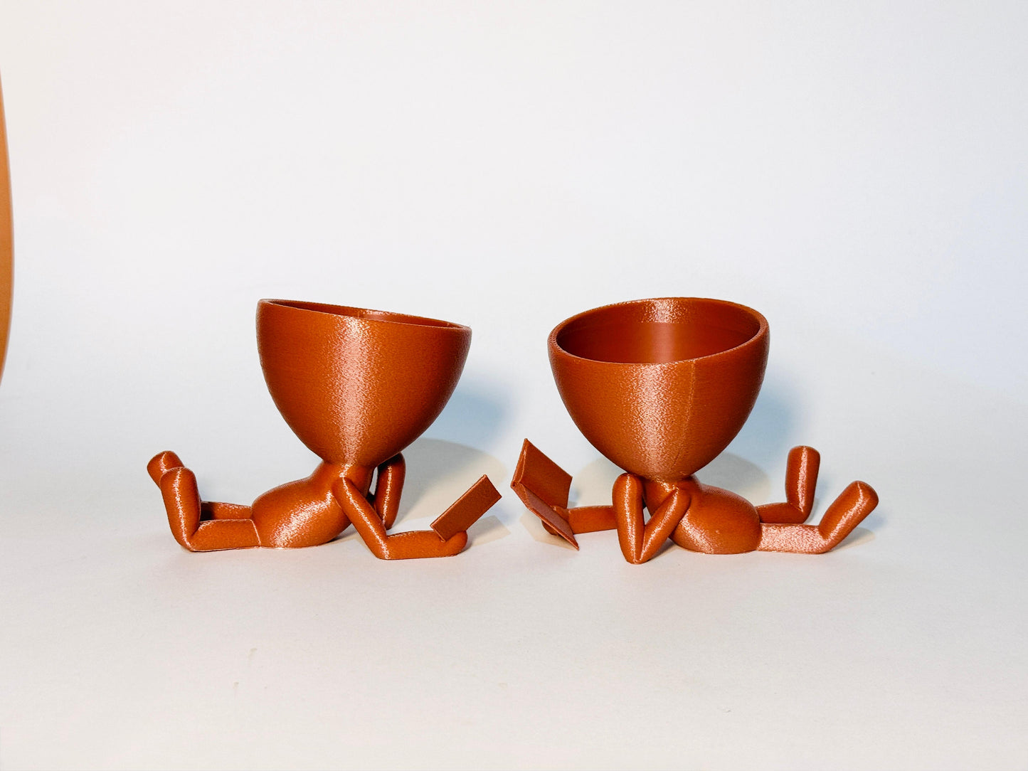 Relax & Read Planter – 3D Printed Quirky Pot
