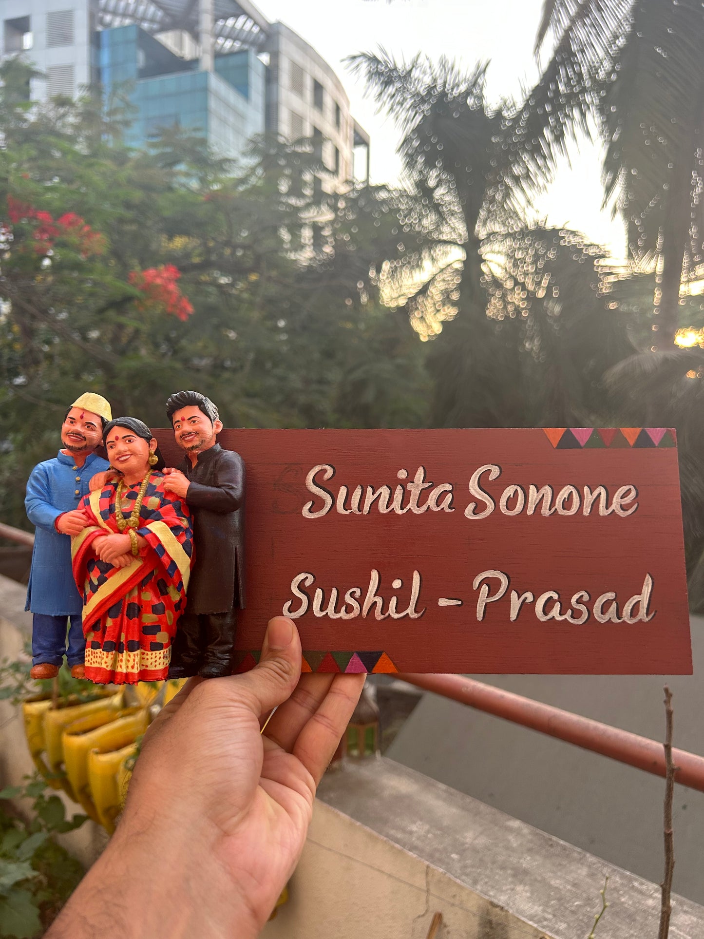 Personalized Home Entrance Nameplate