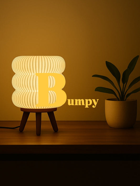 Bumpy desk warm lamp