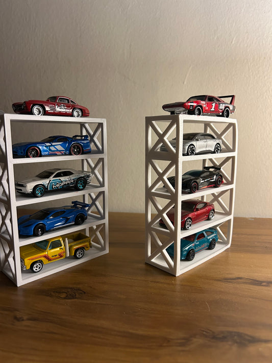 Mini Garage Display Rack – 3D Printed Hot Wheels Stand (Holds 5 Cars)