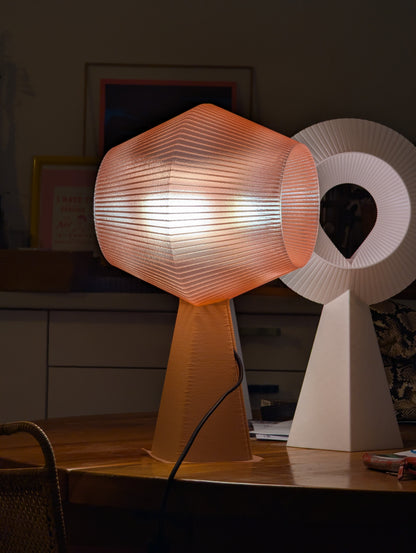 Halo Focus Lamp – 3D Printed Modern Sculptural Desk & Accent Light