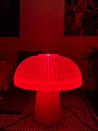 Emberdome Mushroom Lamp – 3D Printed Modern Bedside & Table Lamp - Layerlabs