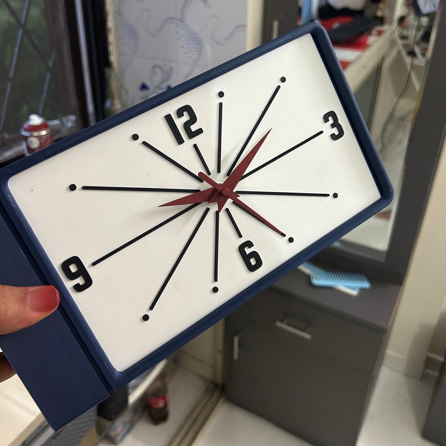 Nightwatch — Dual-Sided Wall Clock with Light