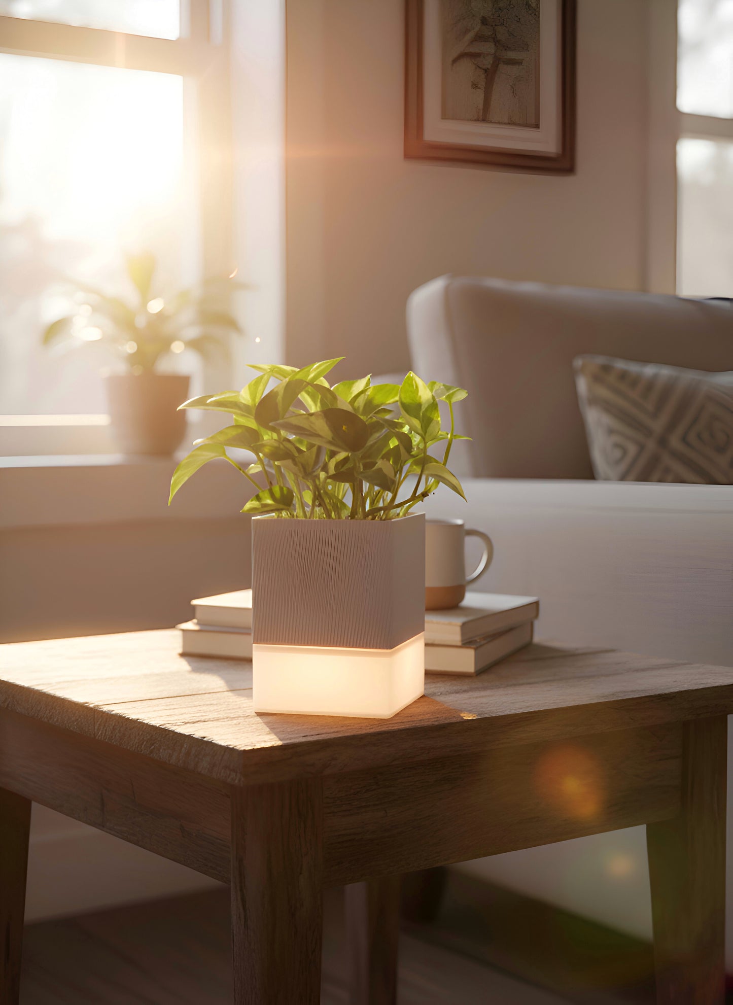 🌿 Glowpot – The Battery Powered Portable Planter Lamp | LayerLabs