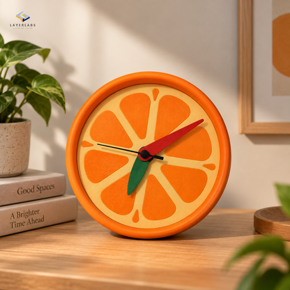 Orange Slice Clock