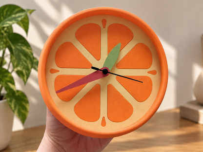 Orange Slice Clock