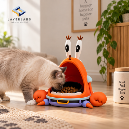 CrabbyBowl Pet Bowl Stand