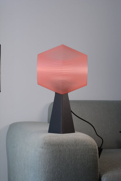 Halo Focus Lamp – 3D Printed Modern Sculptural Desk & Accent Light