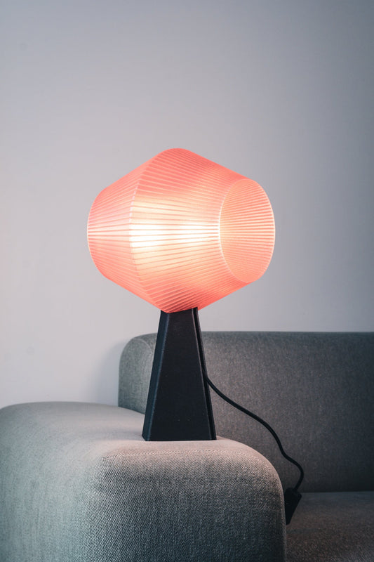 Halo Focus Lamp – 3D Printed Modern Sculptural Desk & Accent Light