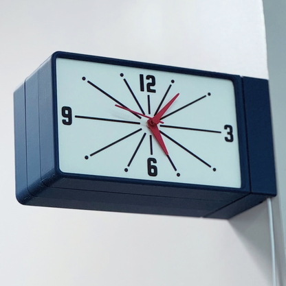 Nightwatch — Dual-Sided Wall Clock with Light