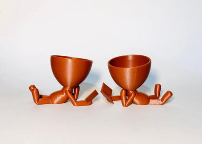 Relax & Read Planter – 3D Printed Quirky Pot