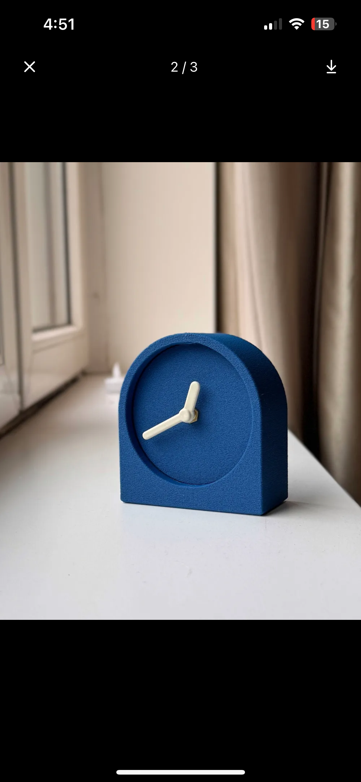 Arch Desk Clock — Minimalist Mini