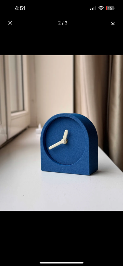 Arch Desk Clock — Minimalist Mini