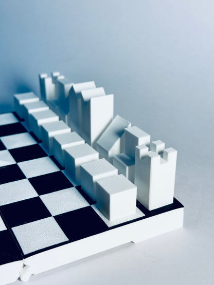 Personalized Palm-Sized Chess Set – Name Engraved