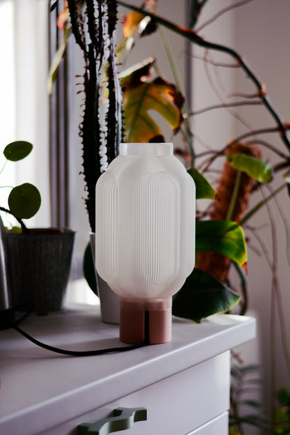 Nimbus Capsule Lamp –  Sculptural Soft-Glow Light