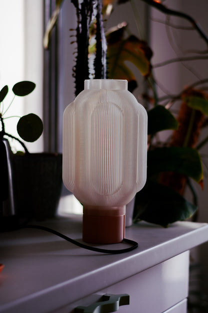 Nimbus Capsule Lamp –  Sculptural Soft-Glow Light