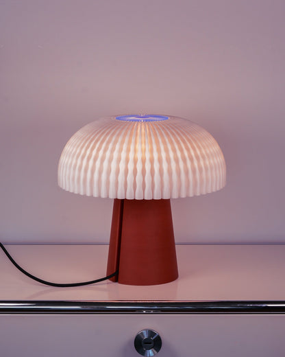 Emberdome Mushroom Lamp – 3D Printed Modern Bedside & Table Lamp - Layerlabs