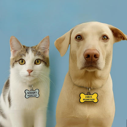 Personalized Pet tags with Parent contact