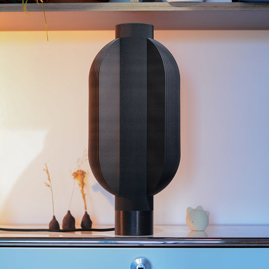 Orbis Axis Lamp – 3D Printed Tall Sculptural Modern Ambient Light