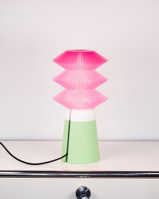 Orbis Cloud Lamp – 3D Printed Geometric Colorblock Modern Table Light