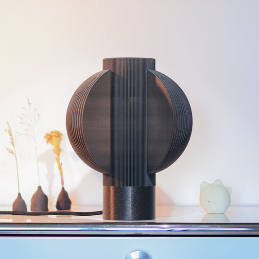 Orbis Halo Lamp – 3D Printed Modern Sculptural Ambient Table Lamp