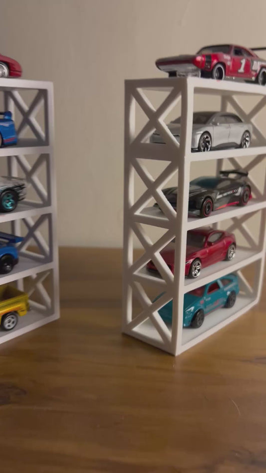 Mini Garage Display Rack – 3D Printed Hot Wheels Stand (Holds 5 Cars)