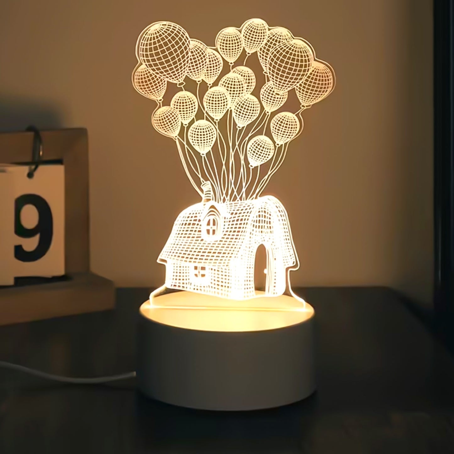 Airborne Home 3D Night Lamp