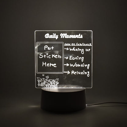 MemoGlow Daily Moments Planner Light